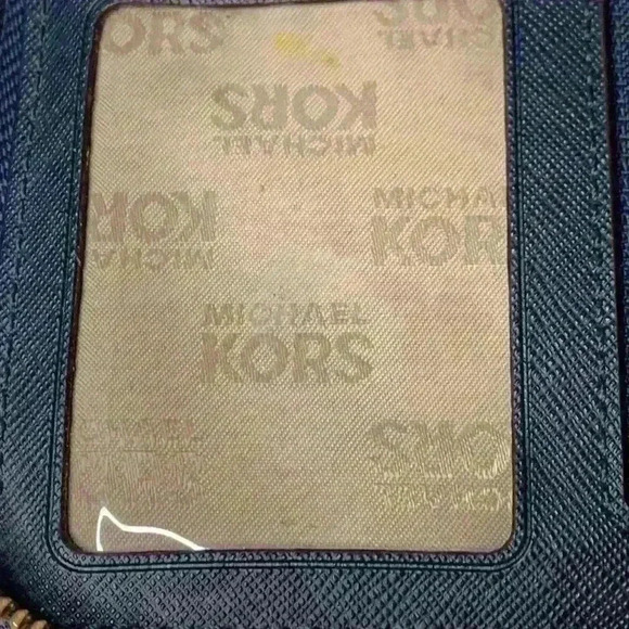 Michael Kors Navy Blue Wallet - Picture 9 of 16